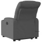vidaXL Silla de masaje reclinable de pie de tela gris oscuro vidaXL Silla de masaje reclinable de pie de tela gris oscuro