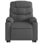 vidaXL Silla de masaje reclinable de pie de tela gris oscuro vidaXL Silla de masaje reclinable de pie de tela gris oscuro
