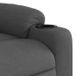 vidaXL Silla de masaje reclinable de pie de tela gris oscuro vidaXL Silla de masaje reclinable de pie de tela gris oscuro