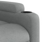 vidaXL Sillón reclinable elevable de tela gris claro vidaXL Sillón reclinable elevable de tela gris claro