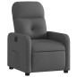 vidaXL Sillón reclinable eléctrico de tela gris oscuro vidaXL Sillón reclinable eléctrico de tela gris oscuro
