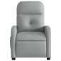 vidaXL Sillón reclinable de masaje eléctrico tela gris claro vidaXL Sillón reclinable de masaje eléctrico tela gris claro