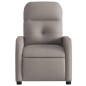 vidaXL Sillón reclinable eléctrico tela gris taupé vidaXL Sillón reclinable eléctrico tela gris taupé