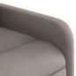 vidaXL Sillón reclinable eléctrico tela gris taupé vidaXL Sillón reclinable eléctrico tela gris taupé