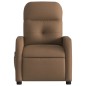 vidaXL Sillón reclinable de masaje eléctrico tela marrón vidaXL Sillón reclinable de masaje eléctrico tela marrón