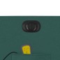 vidaXL Sillón reclinable de masaje eléctrico tela verde oscuro vidaXL Sillón reclinable de masaje eléctrico tela verde oscuro