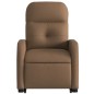 vidaXL Sillón reclinable elevable de tela marrón vidaXL Sillón reclinable elevable de tela marrón