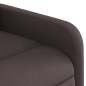 vidaXL Sillón reclinable elevable tela marrón oscuro vidaXL Sillón reclinable elevable tela marrón oscuro