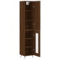 vidaXL Aparador alto madera contrachapada roble marrón 34,5x34x180 cm vidaXL Aparador alto madera contrachapada roble marrón 34,5x34x180 cm