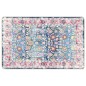 vidaXL Alfombra lavable antideslizante multicolor 190x300 cm