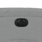 vidaXL Sillón reclinable eléctrico tela gris claro vidaXL Sillón reclinable eléctrico tela gris claro