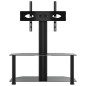 vidaXL Mueble de TV de esquina 2 niveles para 32-70 pulgadas negro vidaXL Mueble de TV de esquina 2 niveles para 32-70 pulgadas negro