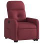 vidaXL Sillón eléctrico reclinable elevable de tela rojo tinto vidaXL Sillón eléctrico reclinable elevable de tela rojo tinto