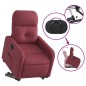 vidaXL Sillón eléctrico reclinable elevable de tela rojo tinto vidaXL Sillón eléctrico reclinable elevable de tela rojo tinto
