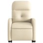 vidaXL Sillón eléctrico reclinable elevable de tela color crema vidaXL Sillón eléctrico reclinable elevable de tela color crema