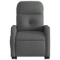 vidaXL Sillón de masaje eléctrico reclinable elevable tela gris oscuro vidaXL Sillón de masaje eléctrico reclinable elevable tela gris oscuro