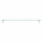 vidaXL Soporte de monitor vidrio templado y metal blanco 100x35x8 cm vidaXL Soporte de monitor vidrio templado y metal blanco 100x35x8 cm