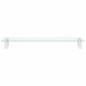 vidaXL Soporte de monitor vidrio templado y metal blanco 80x20x8 cm vidaXL Soporte de monitor vidrio templado y metal blanco 80x20x8 cm