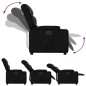 vidaXL Sillón reclinable eléctrico de cuero sintético negro vidaXL Sillón reclinable eléctrico de cuero sintético negro