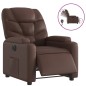 vidaXL Sillón reclinable eléctrico de cuero sintético marrón vidaXL Sillón reclinable eléctrico de cuero sintético marrón