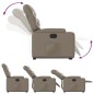 vidaXL Sillón elevable eléctrico cuero artificial capuchino vidaXL Sillón elevable eléctrico cuero artificial capuchino