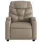 vidaXL Sillón elevable eléctrico cuero artificial capuchino vidaXL Sillón elevable eléctrico cuero artificial capuchino