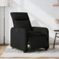 vidaXL Sillón reclinable eléctrico de tela negro vidaXL Sillón reclinable eléctrico de tela negro