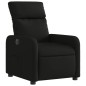vidaXL Sillón reclinable eléctrico de tela negro vidaXL Sillón reclinable eléctrico de tela negro