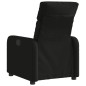 vidaXL Sillón reclinable eléctrico de tela negro vidaXL Sillón reclinable eléctrico de tela negro