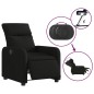vidaXL Sillón reclinable eléctrico de tela negro vidaXL Sillón reclinable eléctrico de tela negro
