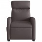 vidaXL Sillón reclinable de masaje eléctrico tela marrón oscuro vidaXL Sillón reclinable de masaje eléctrico tela marrón oscuro