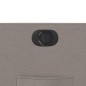 vidaXL Sillón reclinable eléctrico tela gris taupé