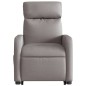 vidaXL Sillón reclinable elevable tela gris taupe vidaXL Sillón reclinable elevable tela gris taupe