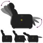 vidaXL Sillón reclinable de masaje elevable tela negro vidaXL Sillón reclinable de masaje elevable tela negro