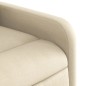 vidaXL Sillón eléctrico reclinable elevable de tela color crema vidaXL Sillón eléctrico reclinable elevable de tela color crema