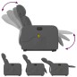 vidaXL Sillón de masaje eléctrico reclinable elevable tela gris oscuro vidaXL Sillón de masaje eléctrico reclinable elevable tela gris oscuro