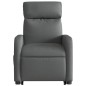 vidaXL Sillón de masaje eléctrico reclinable elevable tela gris oscuro vidaXL Sillón de masaje eléctrico reclinable elevable tela gris oscuro
