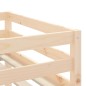vidaXL Cama alta para niños con túnel madera pino rosa 90x200 cm