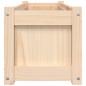 vidaXL Jardineras de exterior 2 unidades madera maciza de pino vidaXL Jardineras de exterior 2 unidades madera maciza de pino