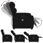 vidaXL Sillón de masaje reclinable elevable terciopelo negro vidaXL Sillón de masaje reclinable elevable terciopelo negro