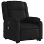 vidaXL Sillón de masaje elevable eléctrico cuero sintético negro vidaXL Sillón de masaje elevable eléctrico cuero sintético negro