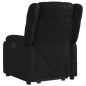 vidaXL Sillón de masaje elevable eléctrico cuero sintético negro vidaXL Sillón de masaje elevable eléctrico cuero sintético negro
