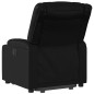 vidaXL Sillón reclinable elevable cuero artificial negro vidaXL Sillón reclinable elevable cuero artificial negro