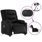 vidaXL Sillón de masaje reclinable eléctrico cuero sintético negro vidaXL Sillón de masaje reclinable eléctrico cuero sintético negro