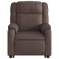 vidaXL Sillón de masaje elevable eléctrico cuero sintético marrón vidaXL Sillón de masaje elevable eléctrico cuero sintético marrón