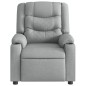 vidaXL Sillón reclinable de masaje eléctrico tela gris claro vidaXL Sillón reclinable de masaje eléctrico tela gris claro