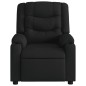 vidaXL Sillón reclinable de masaje eléctrico tela negro vidaXL Sillón reclinable de masaje eléctrico tela negro