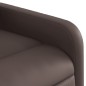vidaXL Sillón de masaje reclinable eléctrico cuero sintético marrón vidaXL Sillón de masaje reclinable eléctrico cuero sintético marrón