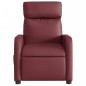 vidaXL Sillón de masaje reclinable de cuero artificial rojo tinto vidaXL Sillón de masaje reclinable de cuero artificial rojo tinto