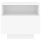 vidaXL Mesitas de noche con luces LED 2 unidades blanco 40x39x37 cm vidaXL Mesitas de noche con luces LED 2 unidades blanco 40x39x37 cm